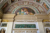 Mantova, Palazzo Te - La Loggia di Davide, lunetta della parete sud: Davide suona la cetra. 